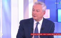 Électricité: «Il n’y aura aucun perdant», assure Bruno Le Maire à propos du chèque énergie