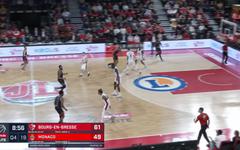 Basket - Betclic Élite - Bourg-en-Bresse fait tomber le leader Monaco en Betclic Elite
