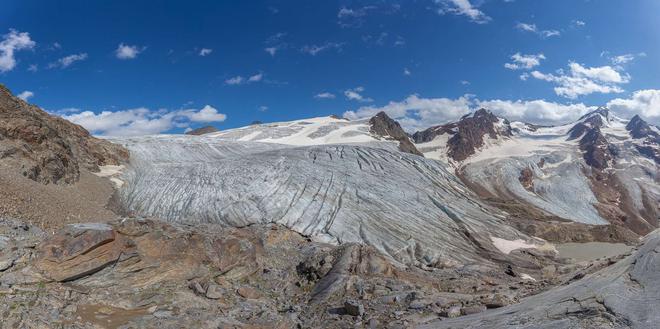 Des images saisissantes du recul accéléré depuis 3 ans d’un grand glacier des Alpes