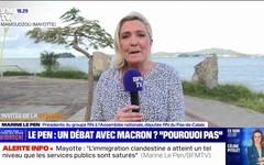 "Pourquoi pas": Marine Le Pen prête à débattre avec Emmanuel Macron sur l'Europe