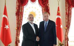 Erdogan appelle les Palestiniens "à l'unité" après sa rencontre avec Haniyeh