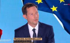 Débat Attal-Bardella : François-Xavier Bellamy y voit le «signe d’une crise démocratique assez profonde»