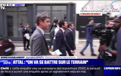 Législatives: Gabriel Attal en campagne dans le Val-de-Marne aux côtés de Mathieu Lefèvre