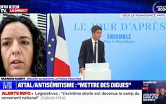 Viol à Courbevoie: Manon Aubry accuse Gabriel Attal d'en "faire de la récupération politique"