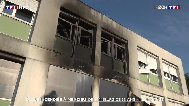 École incendiée à Meyzieu : des mineurs de treize ans mis en cause