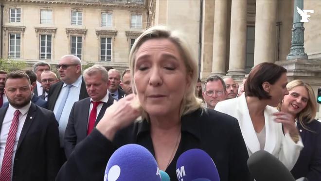 «C'est leur assaut du Capitole à eux»: Marine Le Pen dénonce les «attitudes factieuses» du NFP qui veut «prendre de force» Matignon