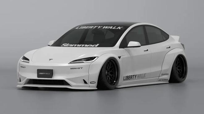 Liberty Walk s’attaque à la Tesla Model 3