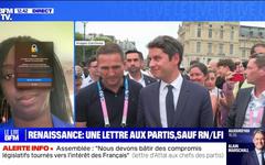 Lettre de Renaissance: "Le camp présidentiel qui exclut LFI du camp républicain, je trouve ça choquant", déclare Aminata Niakate (Écologistes)