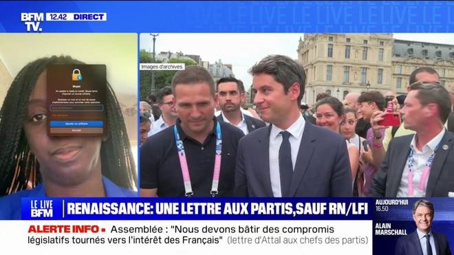 Lettre de Renaissance: "Le camp présidentiel qui exclut LFI du camp républicain, je trouve ça choquant", déclare Aminata Niakate (Écologistes)