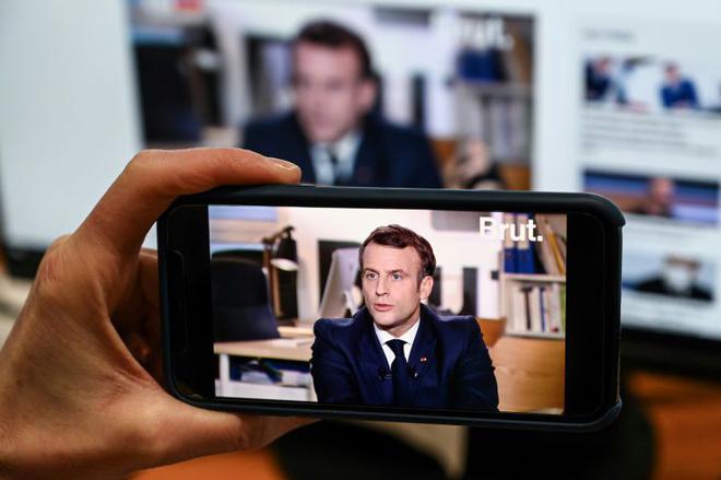 Macron admet des «violences policières» mais dénonce «un slogan»
