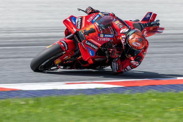 MotoGP - Autriche - Francesco Bagnaia vainqueur du sprint du GP d'Autriche devant Jorge Martin