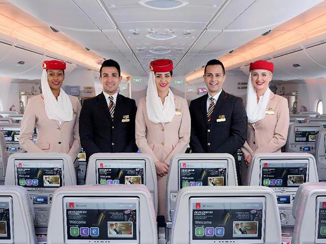 Emploi : Emirates poursuit son recrutement de personnel de cabine en France