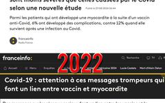 Myocardites et vaccins non liés selon France Info : flagrant délit de mensonge et de propagande !