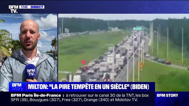 États-Unis: l'ouragan Milton pourrait être "la pire tempête en Floride en un siècle", d'après Joe Biden