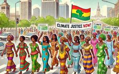 Les Sénégalaises en marche pour le climat à Dakar