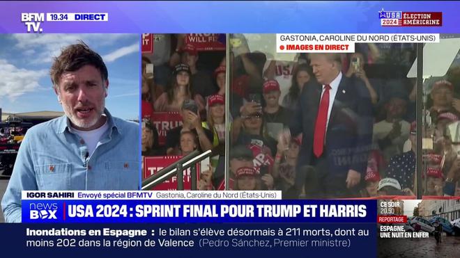 Meeting de Donald Trump: le candidat républicain passe par la Caroline du Nord pour son sprint final