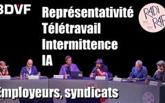 Dialogue employeurs et syndicats de salariés : intermittence, télétravail, représentativité, IA…