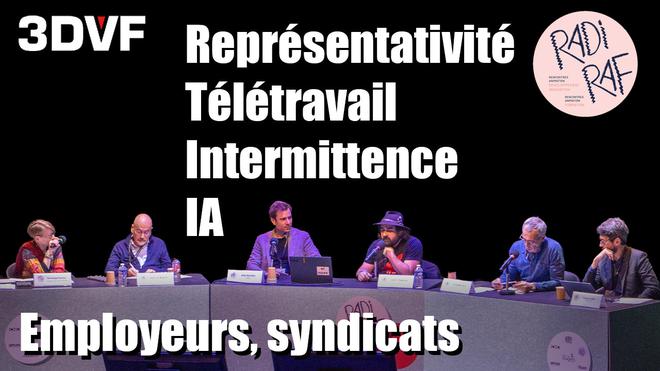 Dialogue employeurs et syndicats de salariés : intermittence, télétravail, représentativité, IA…