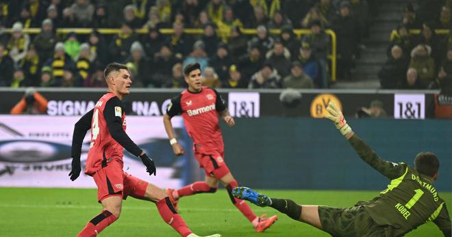 Allemagne : le Bayer Leverkusen bat le Borussia Dortmund et met la pression sur le Bayern