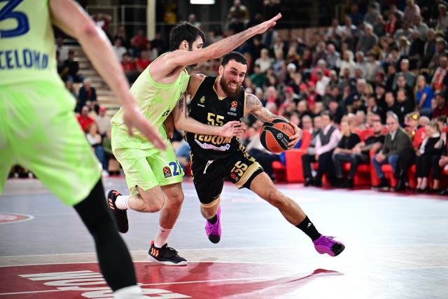 Basket - Euroligue (Hommes) - Monaco s'incline à domicile contre Barcelone et perd la première place de l'Euroligue