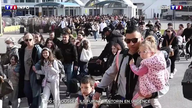 Santorin : 200 secousses, ils fuient en urgence