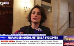 Pour Mélanie Vogel (sénatrice Écologiste), la nomination de Richard Ferrand "va affaiblir la légitimité du Conseil constitutionnel"