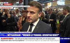 "Je mènerai le travail jusqu'au bout": depuis le Salon de l'agriculture, Emmanuel Macron s'exprime sur l'affaire Bétharram et assure que François Bayrou a "toute sa confiance"