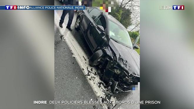 Indre : deux policiers blessés aux abords d'une prison