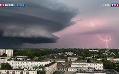 Normandie : supercellules et gros grêlons