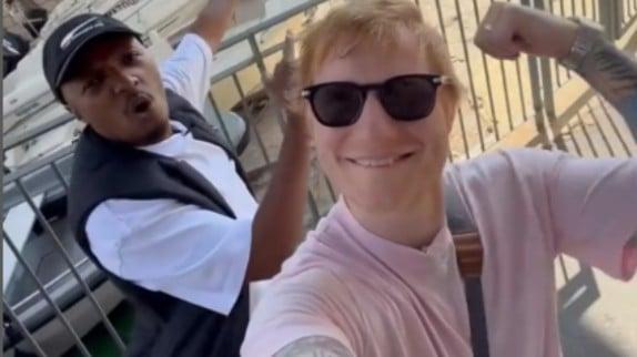 Quand Ed Sheeran et Soprano jouent à la pétanque à Marseille