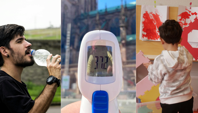 Bons réflexes et 115 écoles fermées : face à la canicule, Strasbourg s’adapte !