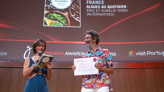 LANGLADE Un livre sur les algues, sacré meilleur ouvrage de cuisine au monde