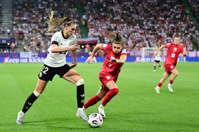 Foot - Euro (Femmes) - Allemagne - « Elle a une marge de progression, c'est certain » : Jule Brand, le talent allemand que l'OL veut polir
