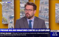 Pétition contre la loi Duplomb: Benjamin Lucas, député Génération.s, demande à Emmanuel Macron "de ne pas promulguer la loi"