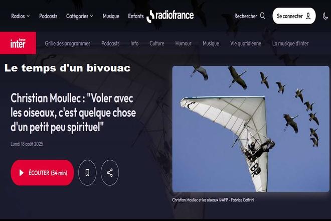 Le temps d’un bivouac aérien avec Christian Moullec