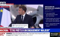 Russie: “Nous sommes à portée des tirs du missile Orechnik,” avertit Emmanuel Macron