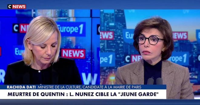 Rachida Dati accuse Emmanuel Grégoire d'envoyer «des gens pour essayer de vous agresser» lors de réunions pour les municipales