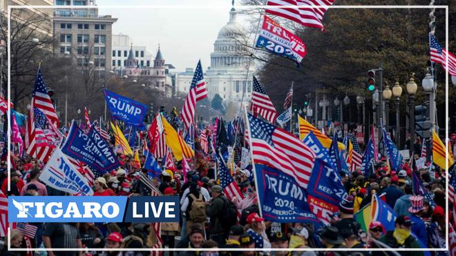 À Washington, des milliers de partisans de Donald Trump mobilisés contre le résultat de l’élection américaine