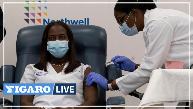 États-Unis: une infirmière new-yorkaise est la première personne vaccinée contre le Covid-19