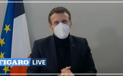 Emmanuel Macron positif au Covid-19: sa première apparition publique, en visioconférence, depuis l'annonce