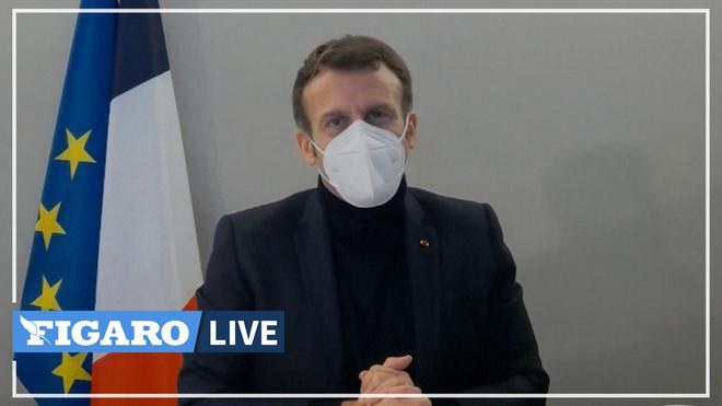Emmanuel Macron positif au Covid-19: sa première apparition publique, en visioconférence, depuis l'annonce