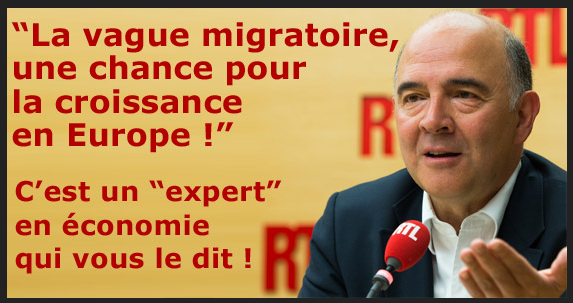 Moscovici : 21 000 € par mois pour Cracher sur les Français et Démolir la France.