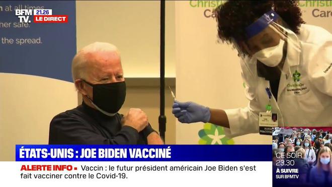 États-Unis: Joe Biden vacciné contre le Covid-19