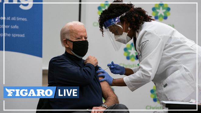Covid-19: Joe Biden vacciné salue les efforts de l'administration Trump
