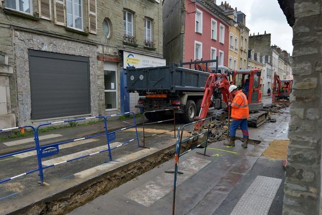 Cherbourg : la rue Emmanuel-Liais en travaux pendant plus d’un mois