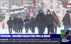 Tempête de neige en Espagne: la capitale Madrid paralysée