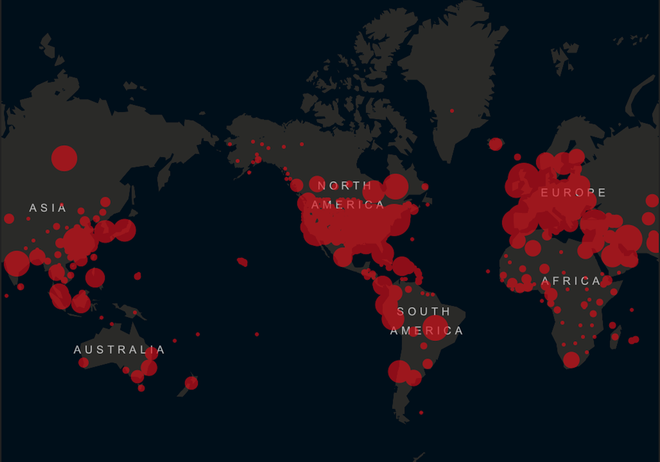CARTE CORONAVIRUS : France, Etats-Unis, Royaume-Uni, Italie... Suivez en TEMPS RÉEL l'évolution de l'épidémie