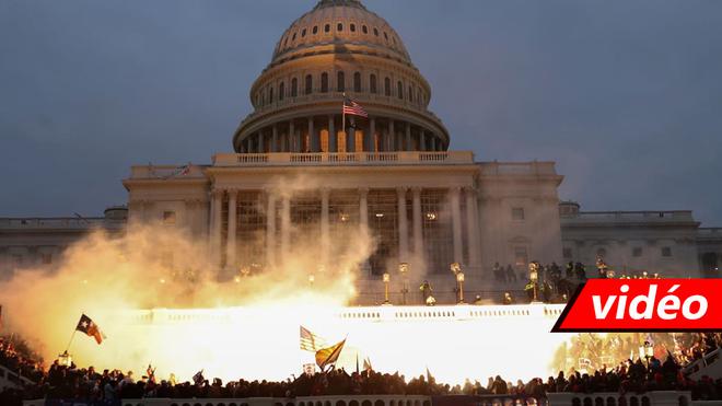 Etats-Unis : Les folles images de l’invasion du Capitole par des partisans de Trump