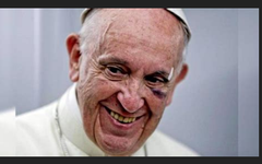 Bergoglio arrêté hier soir au Vatican. Il sous le coup de 80 chefs d’Accusations dont Trafic d’Enfants, d’être Humains, Fraudes………