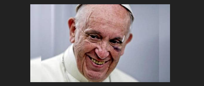 Bergoglio arrêté hier soir au Vatican. Il sous le coup de 80 chefs d’Accusations dont Trafic d’Enfants, d’être Humains, Fraudes………